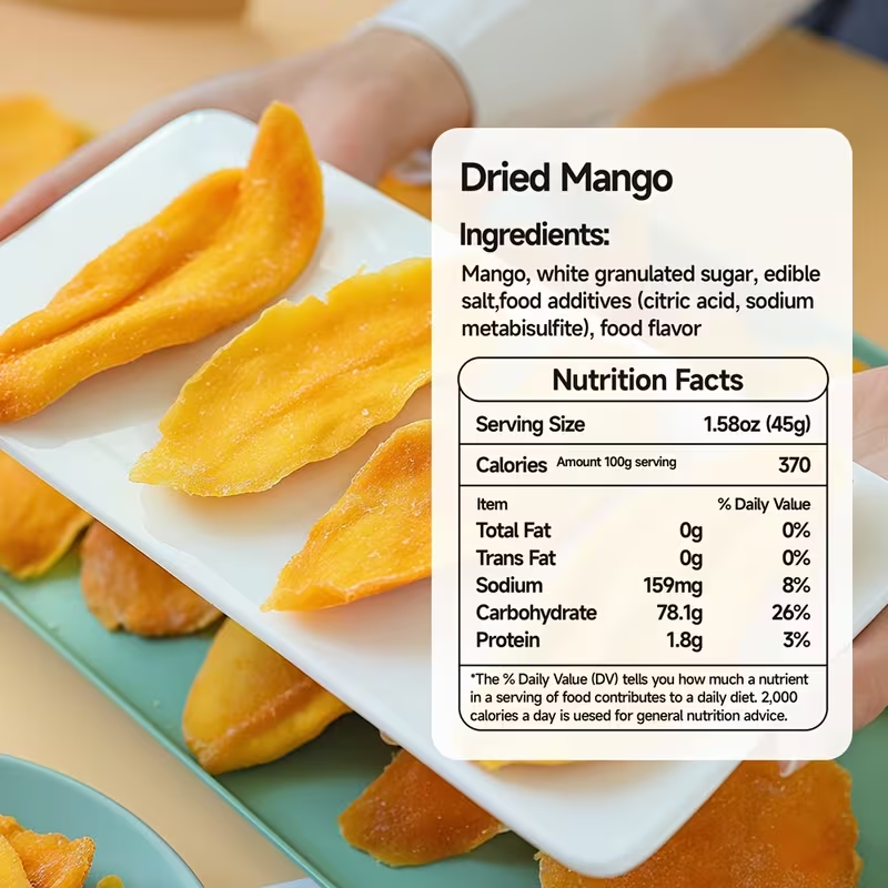 306G/3 Bags Of Large Dried Mangoes | Thick Cut